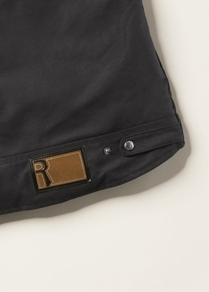 Spadina Waxed Vest - Schwarz