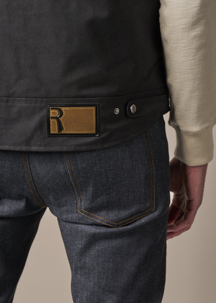 Spadina Waxed Vest - Schwarz