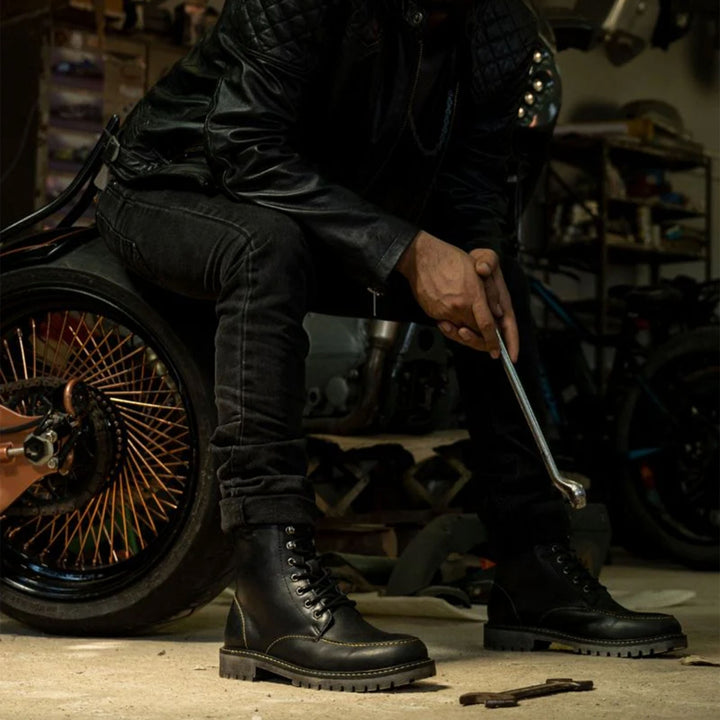 Trip Machine Boots Moc-Toe Black