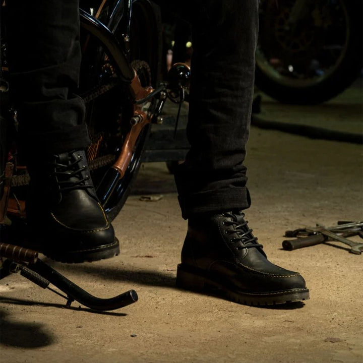 Trip Machine Boots Moc-Toe Black
