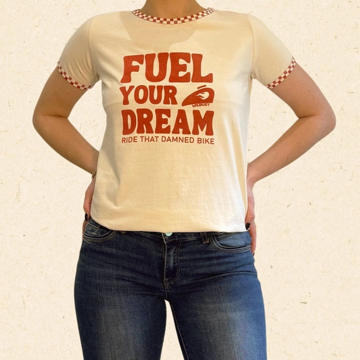 Wildust Ringer Shirt Fuel your Dream