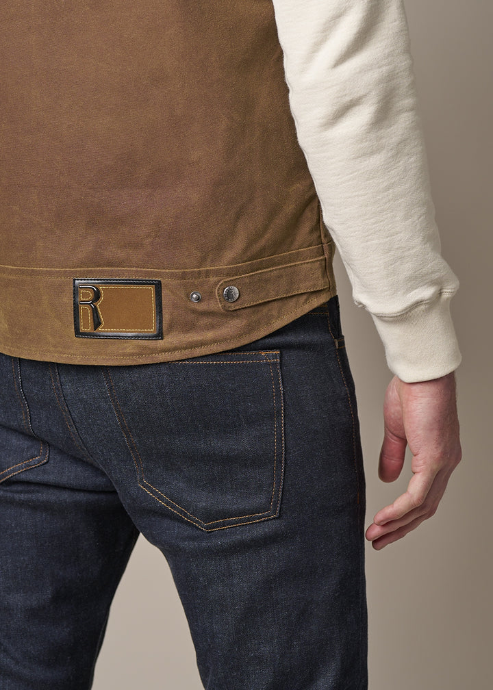 Spadina Waxed Vest - Tobacco