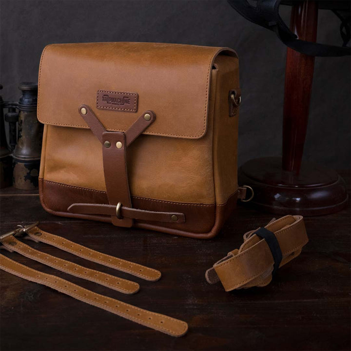 Trip Machine Messenger Bag - Vintage Tan