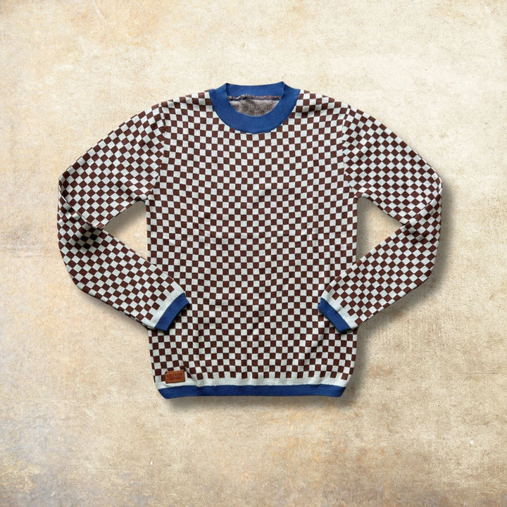 Wildust Jumper Classic - Braun / Blau