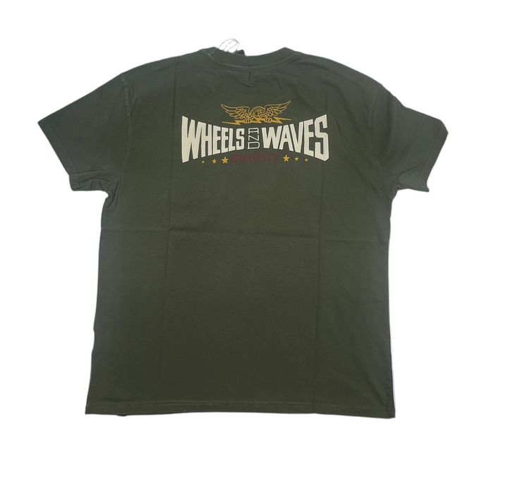 Wheels & Waves Firebird Tee Green