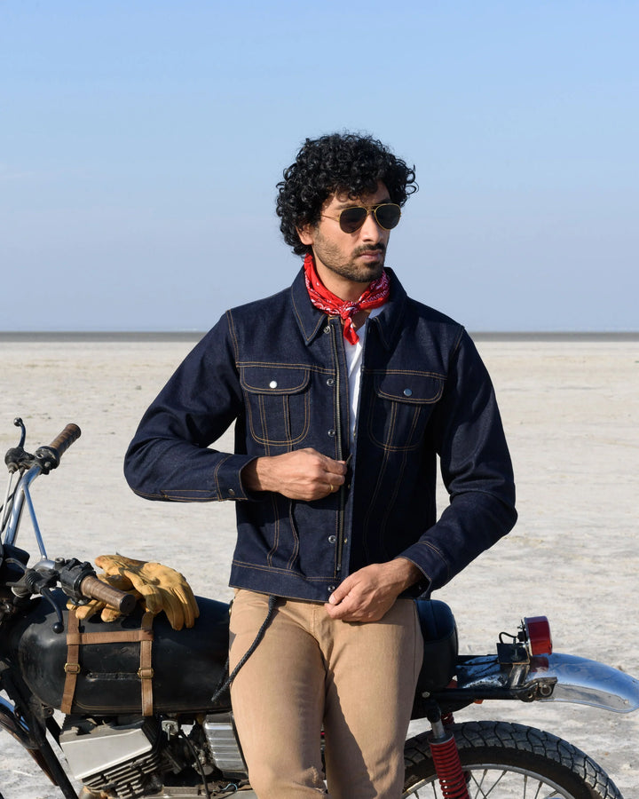 Trip Machine zero: Denim Riding Jacket