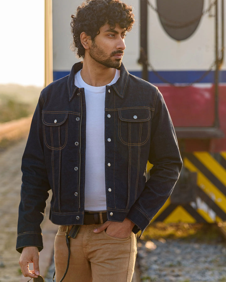 Trip Machine zero: Denim Riding Jacket