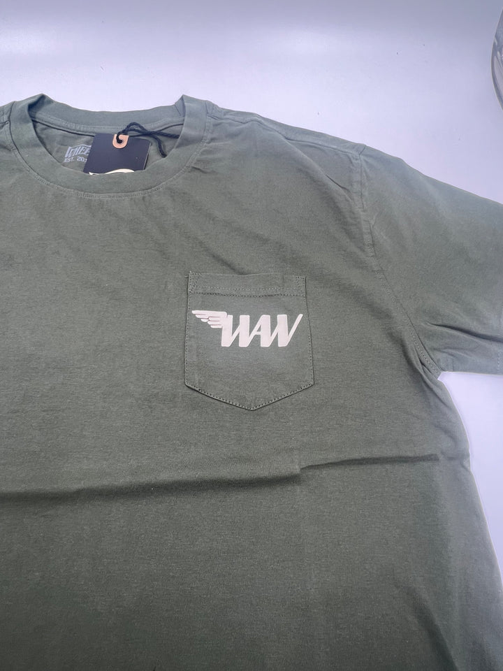 Wheels & Waves Firebird Tee Green