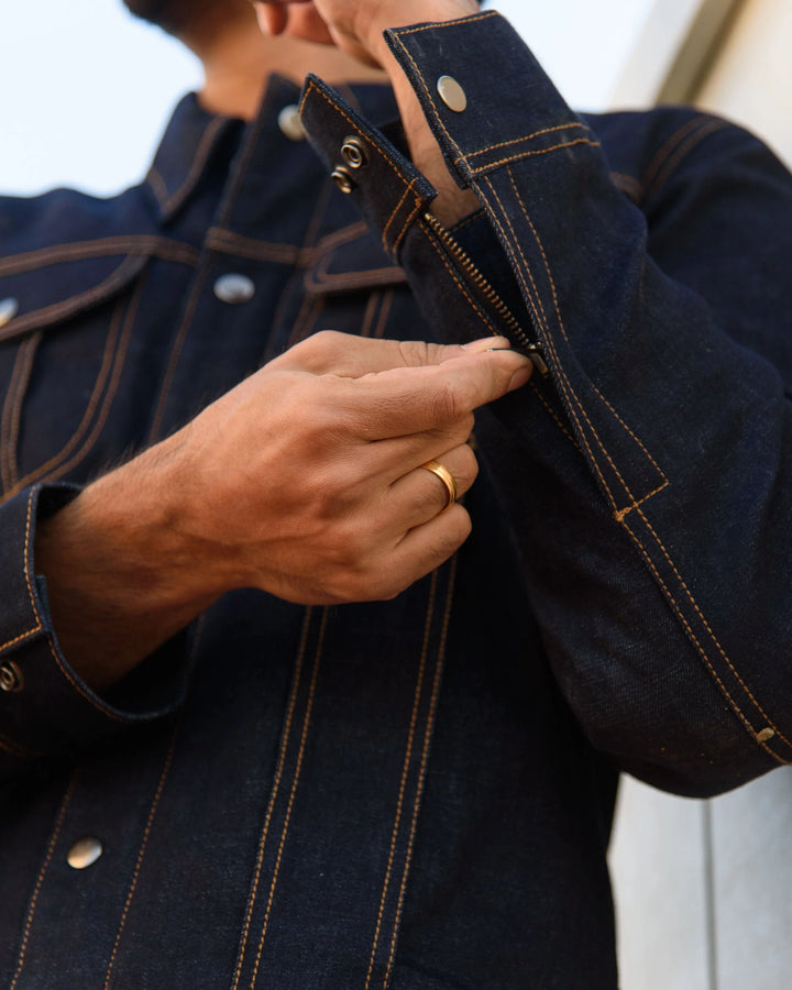 Trip Machine zero: Denim Riding Jacket