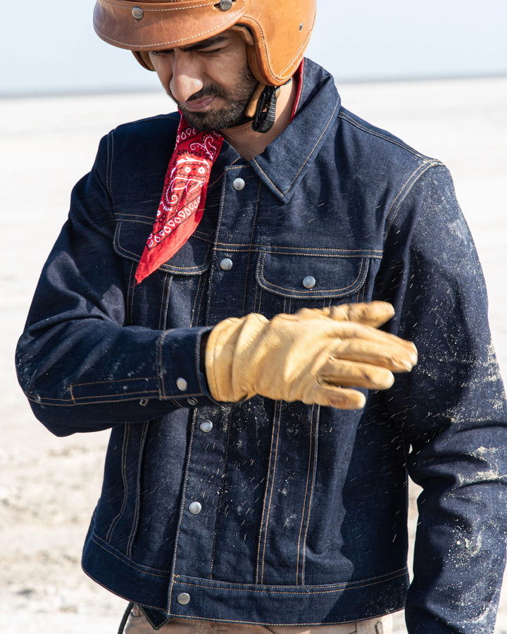 Trip Machine zero: Denim Riding Jacket