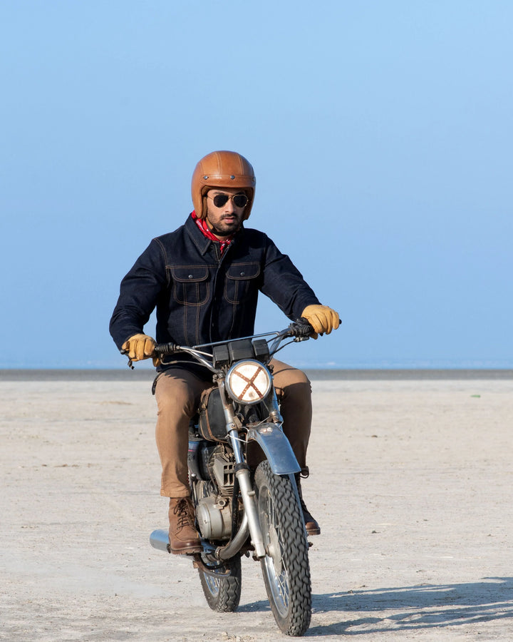 Trip Machine zero: Denim Riding Jacket