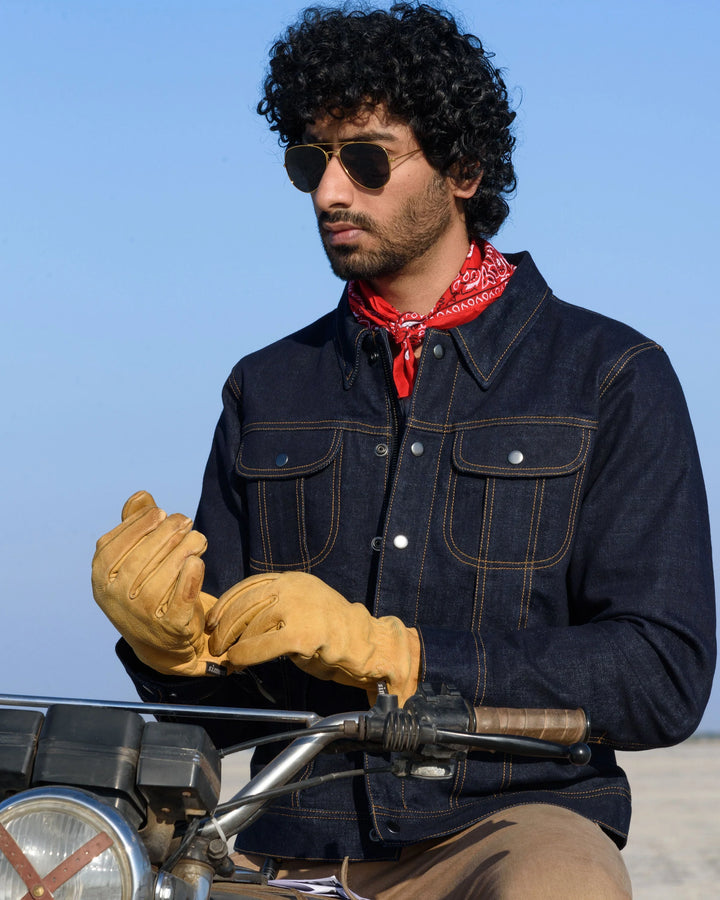 Trip Machine zero: Denim Riding Jacket