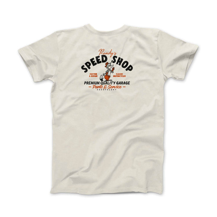 Age of Glory Speed Shop Tee Ecru