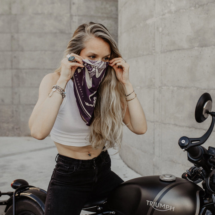 Wildust Moto Therapy Bandana Lila