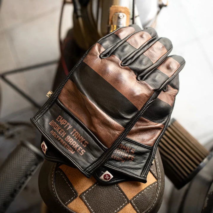 Holyfreedom Lederhandschuhe Dalton Khaki
