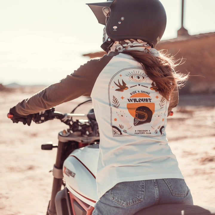 Wildust Baseball T-Shirt Ride & Shine