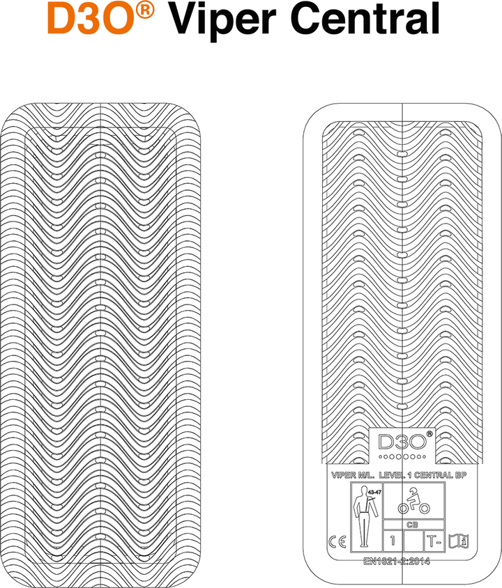 D3O® Viper Rücken Protektor Level 1