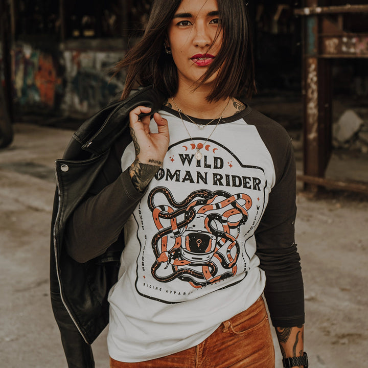 Wildust Baseball Shirt Wild Woman Rider