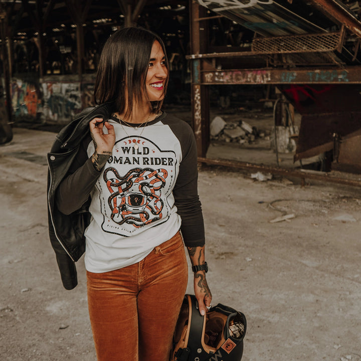 Wildust Baseball Shirt Wild Woman Rider