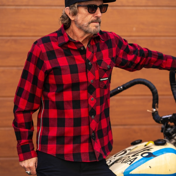Holyfreedom Jessie James Red Flannel Shirt