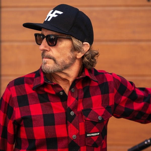 Holyfreedom Jessie James Red Flannel Shirt