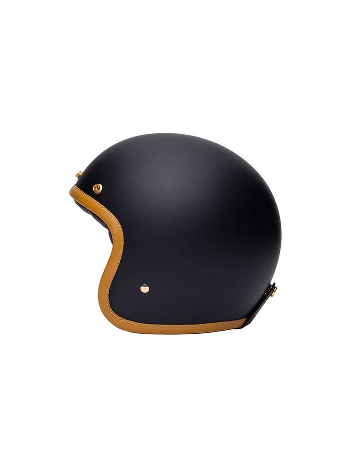 MÂRKÖ The Classic Motorrad Jethelm Mattschwarz