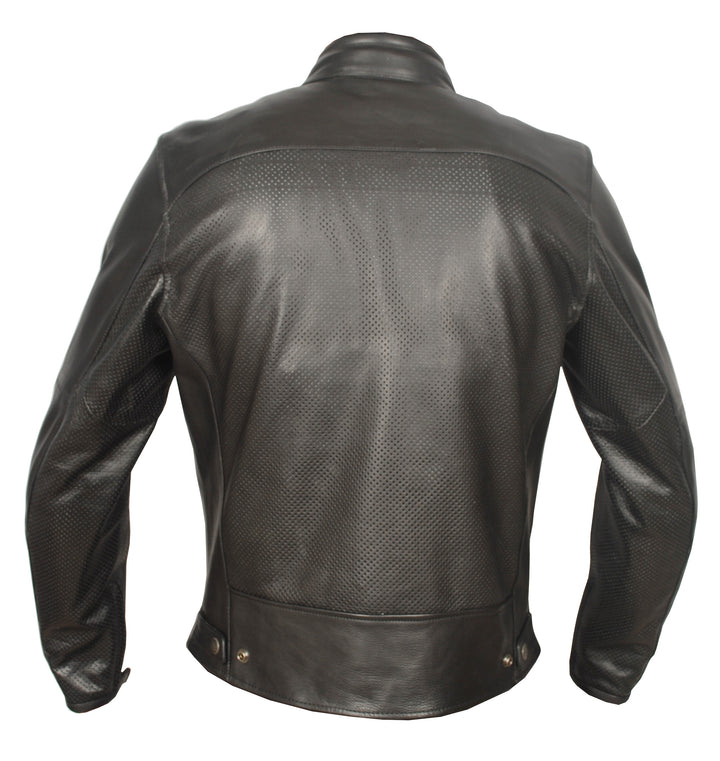Original Driver Herren Lederjacke Le Castel Noir