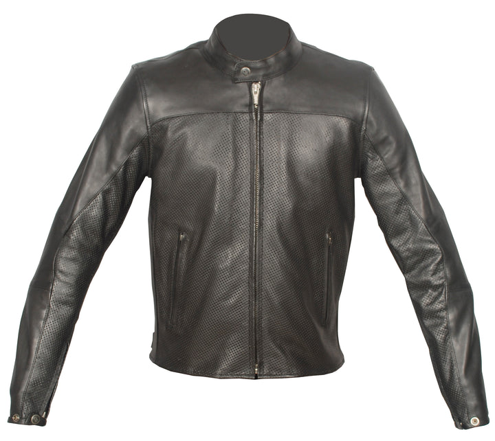 Original Driver Herren Lederjacke Le Castel Noir