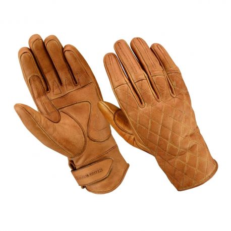 Original Driver Lederhandschuhe Le Matelassé Cognac - Motorrad Handschuhe