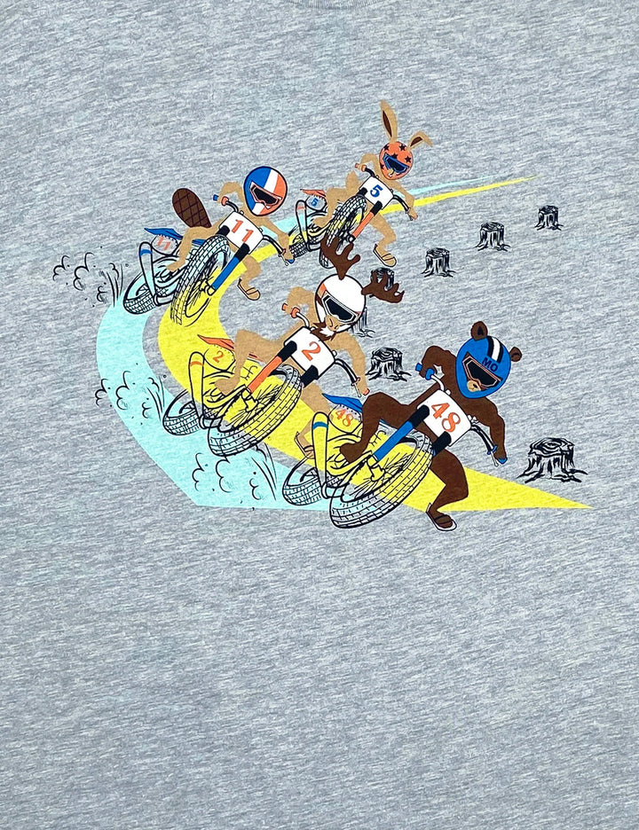 Mighty Mo The Race T-Shirt Grau