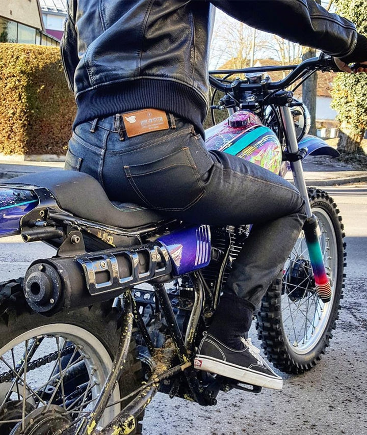 Bolid'ster Jeny'ster Motorradjeans Schwarz