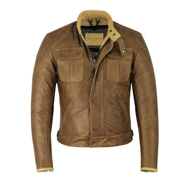 Original Driver Herren Leder Jacke Concorde Cognac