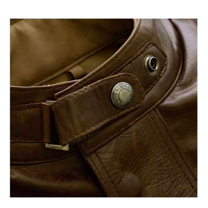 Original Driver Herren Leder Jacke Concorde Café