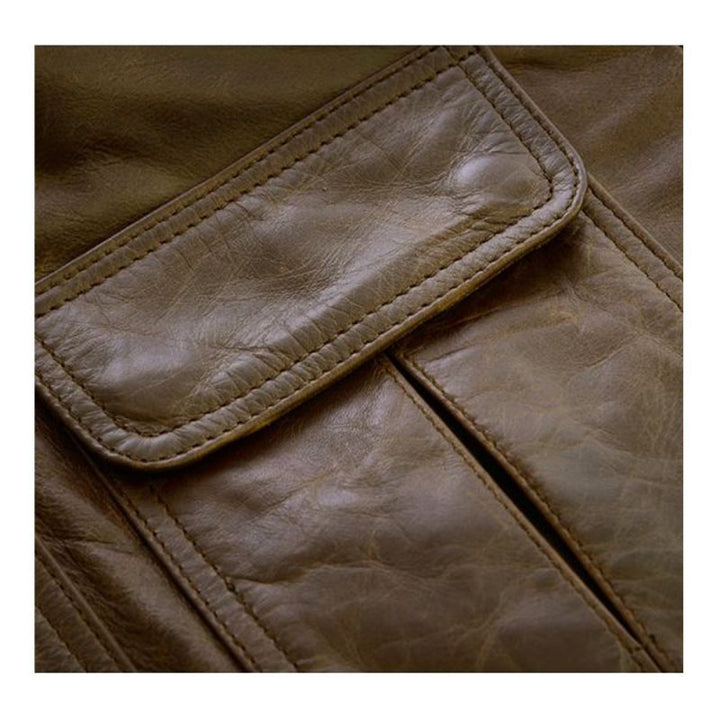 Original Driver Herren Leder Jacke Concorde Café