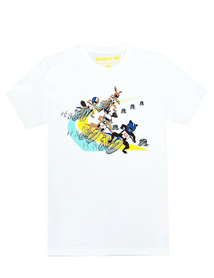 Mighty Mo The Race T-Shirt Weiss