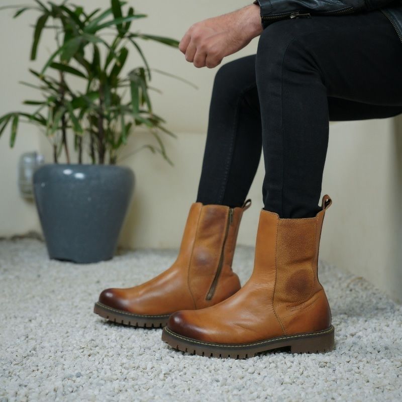 Trip Machine Boots Chelsea Vintag Stallion