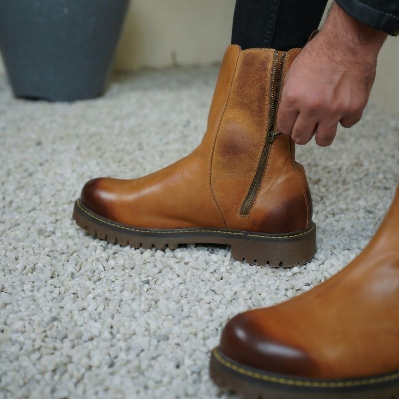 Trip Machine Boots Chelsea Vintag Stallion