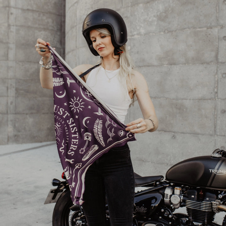 Wildust Moto Therapy Bandana Lila