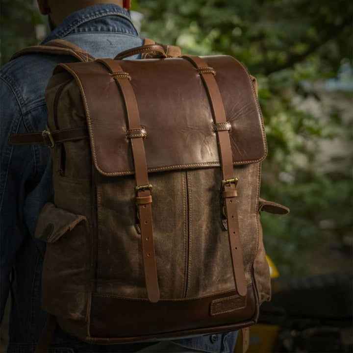 Trip Machine Rambler Backpack - Cognac