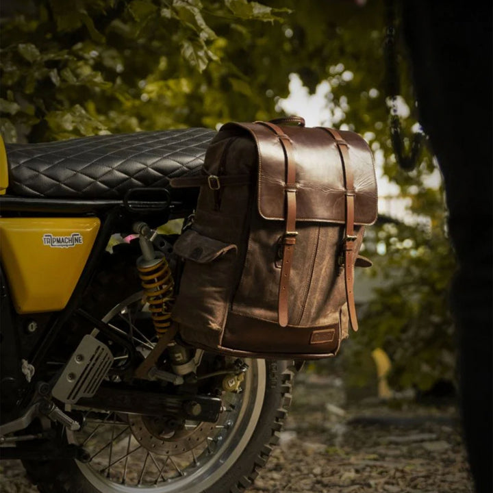 Trip Machine Rambler Backpack - Cognac