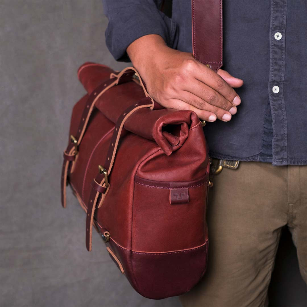 Trip Machine Outlaw Duffle Bag Cherry Red