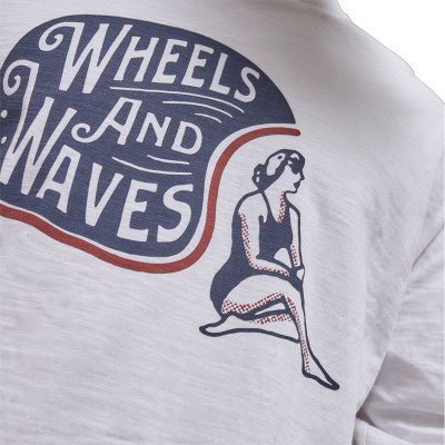 Wheels & Waves Longsleeve Jetgirl Weiss