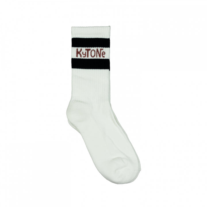 Kytone Stamp White Socks