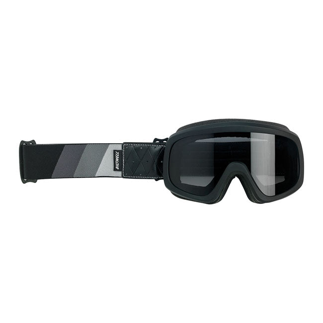 Biltwell Overland 2.0 Tri-Stripe Goggle Black