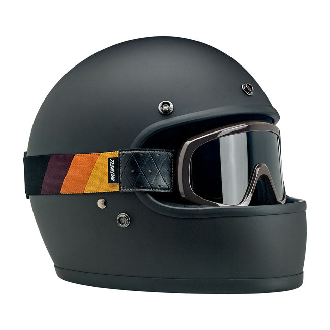 Biltwell Overland 2.0 Tri-Stripe Goggle Brown