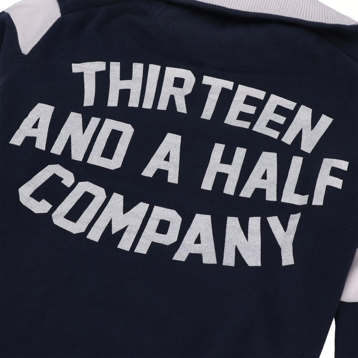 13 1/2 Outlaw Half-Zip Sweater Navy/Offwhite