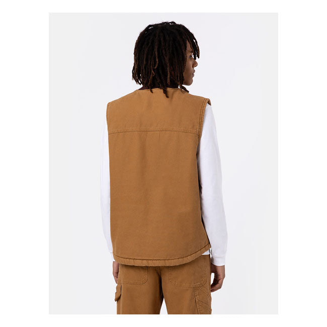 Dickies Duck Canvas Vest Stone washed Brown