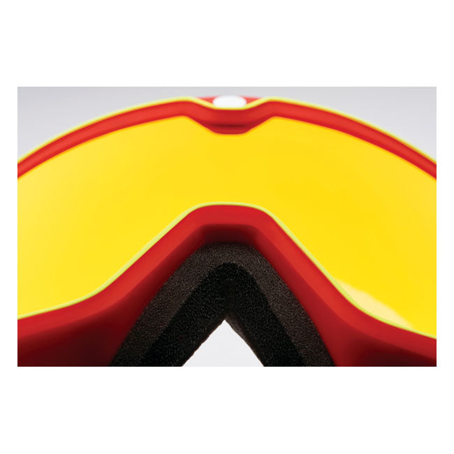 100% Barstow Goggle Death Spray - Mirror Red Lens