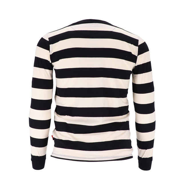 13 1/2 Behind Bars Long Sleeve Schwarz/Weiss