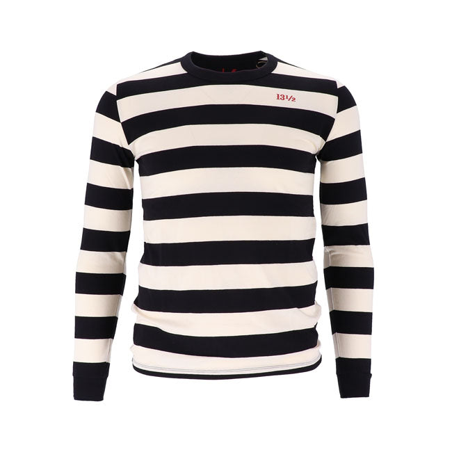 13 1/2 Behind Bars Long Sleeve Schwarz/Weiss